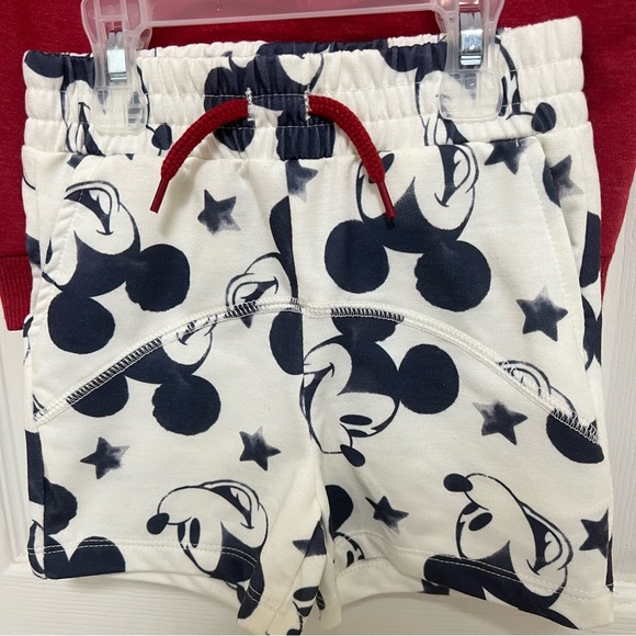 Toddler Boy Disney Mickey Mouse Americana T-shirt & Short Set Sizes 2T & 3T NWT - Picture 6 of 12